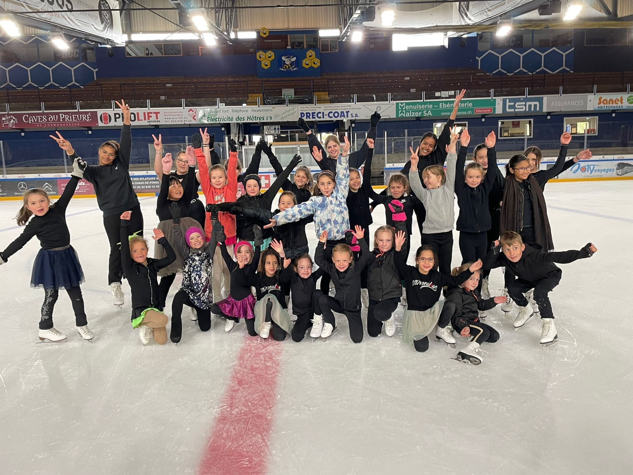 Patineuses du CPCDF médaillées aux Championnats romands